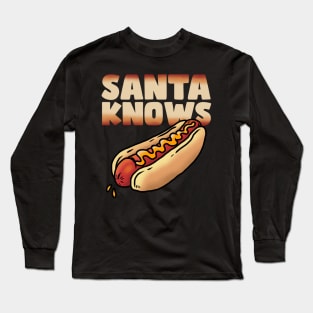 SANTA KNOWS Long Sleeve T-Shirt